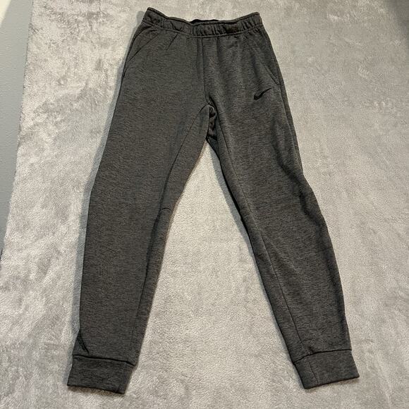 Nike Therma-Fit Pants Mens Small Fleece Joggers Athletic Training CV7739-071 - Picture 1 of 10